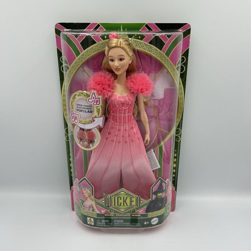 COLLECTIBLE Mattel Wicked Movie Singing Glinda Fashion‎ Doll - URL MISPRINT